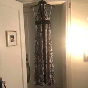 Halter floor length dress